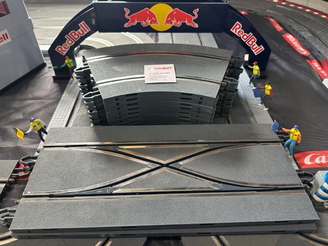 scalextric pack advance lote 8 curvas + 2 cruces